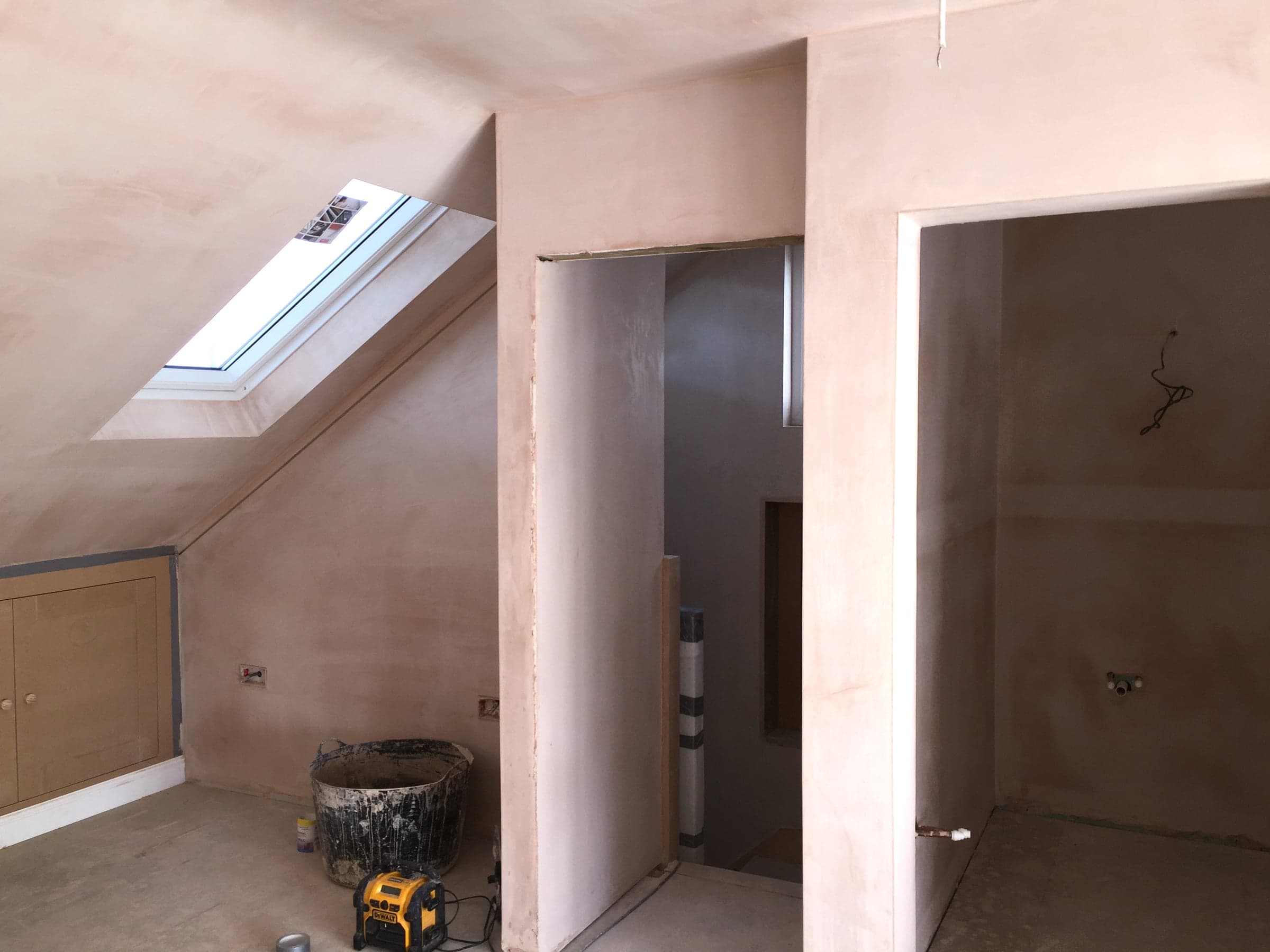 Door linings and storage doors fitted, London loft conversion