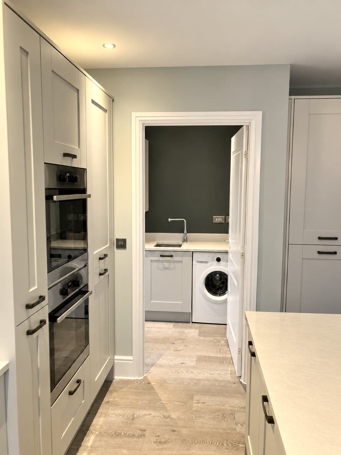 Looking through from the kitchen into the utility room, Shepherds Bush W12
