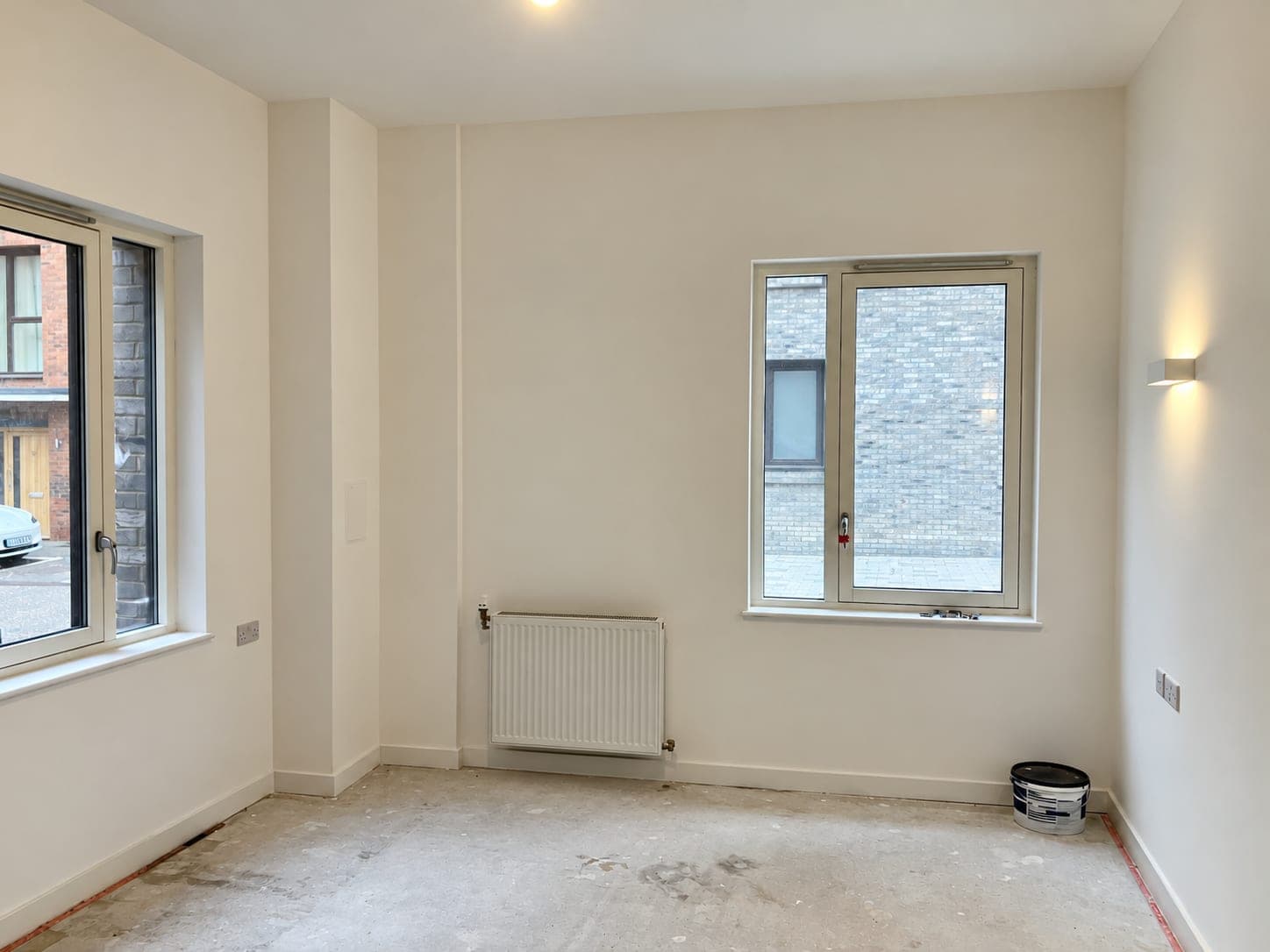 Dry finished wall ready to decorate, London