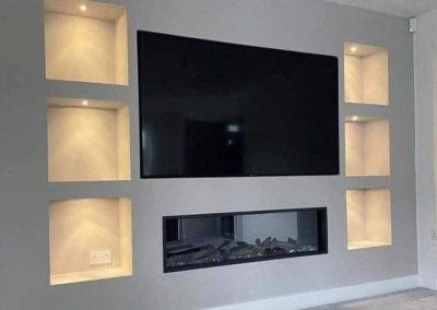 Maycor feature media wall