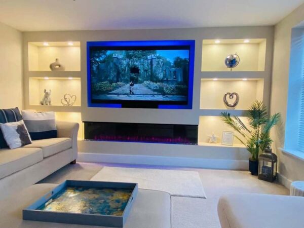 Maycor feature media wall