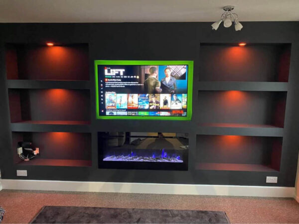 Maycor feature media wall